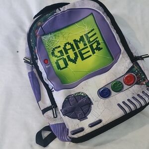 Retro Gaming Backpack with Game Over Design